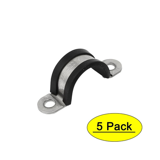 Stainless Steel Black Rubber Lined Conservation Hose P Clips Clamp Hose And Cable P Clamp 6mm 8mm 10mm 12mm 14mm 16mm 20mm 24mm Grootte : 6mm 40pcs Stainless Steel Black Rubber Lined Conservation Hose P Clips Clamp Hose And Cable P Clamp 6mm 8mm 10mm 12mm 14mm 16mm 20mm 24mm Grootte : 6mm 40pcs